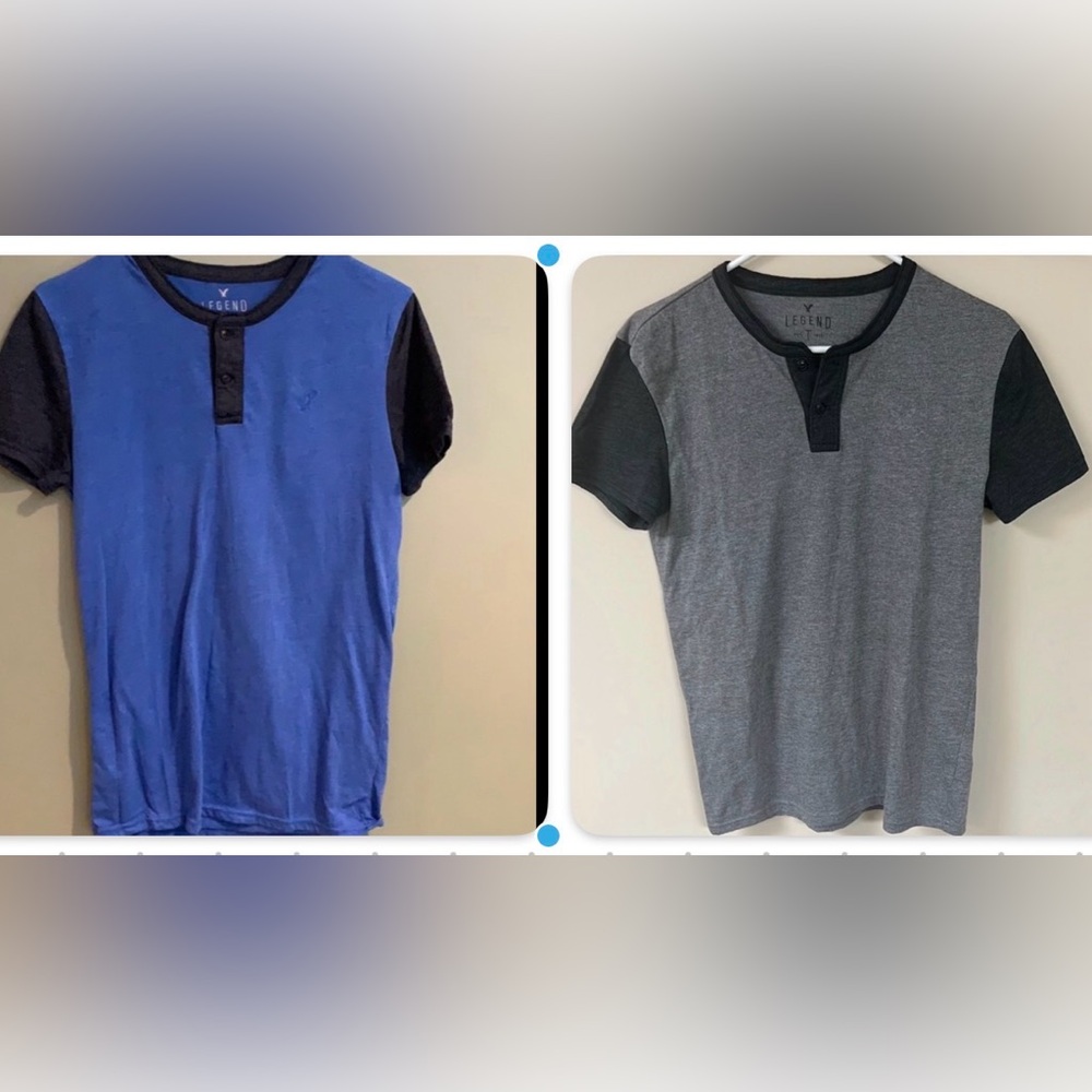 2 FOR 1 AEO HENLEY BUNDLE 2 TEE MEN American eagle
tshirt t-shirt short sleeve